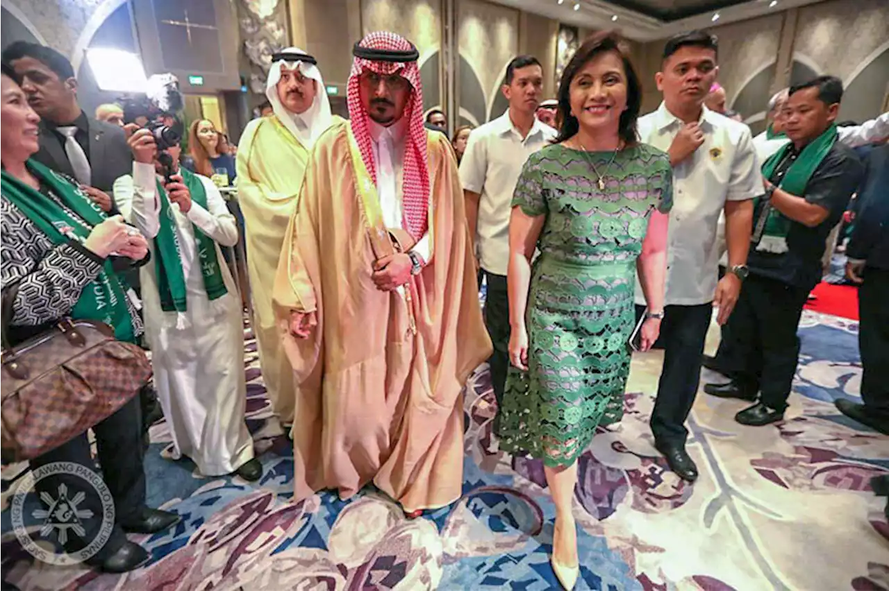 Fact check: Did Robredo wear a 'see-through' dress in a Middle East state visit?