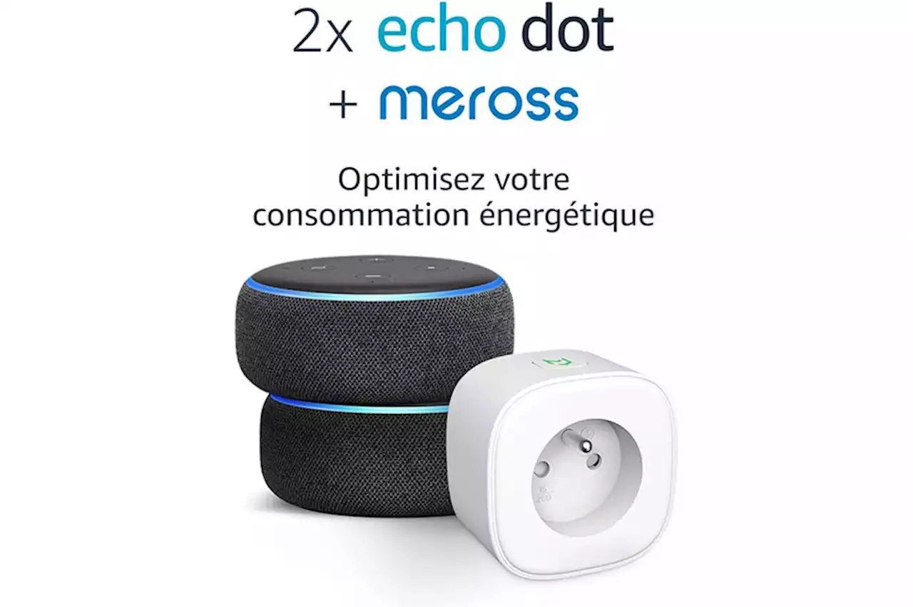 Amazon devient fou et propose les deux Echo Dot + une prise connectée à un prix hallucinant 😱 (-59%)