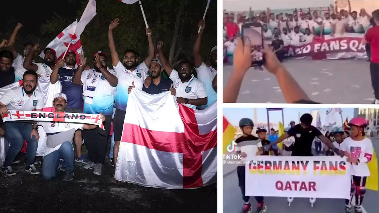 England fans sing ‘It’s Coming Home’ and insist they are the real deal amid claims of ‘fake fans' in Qatar