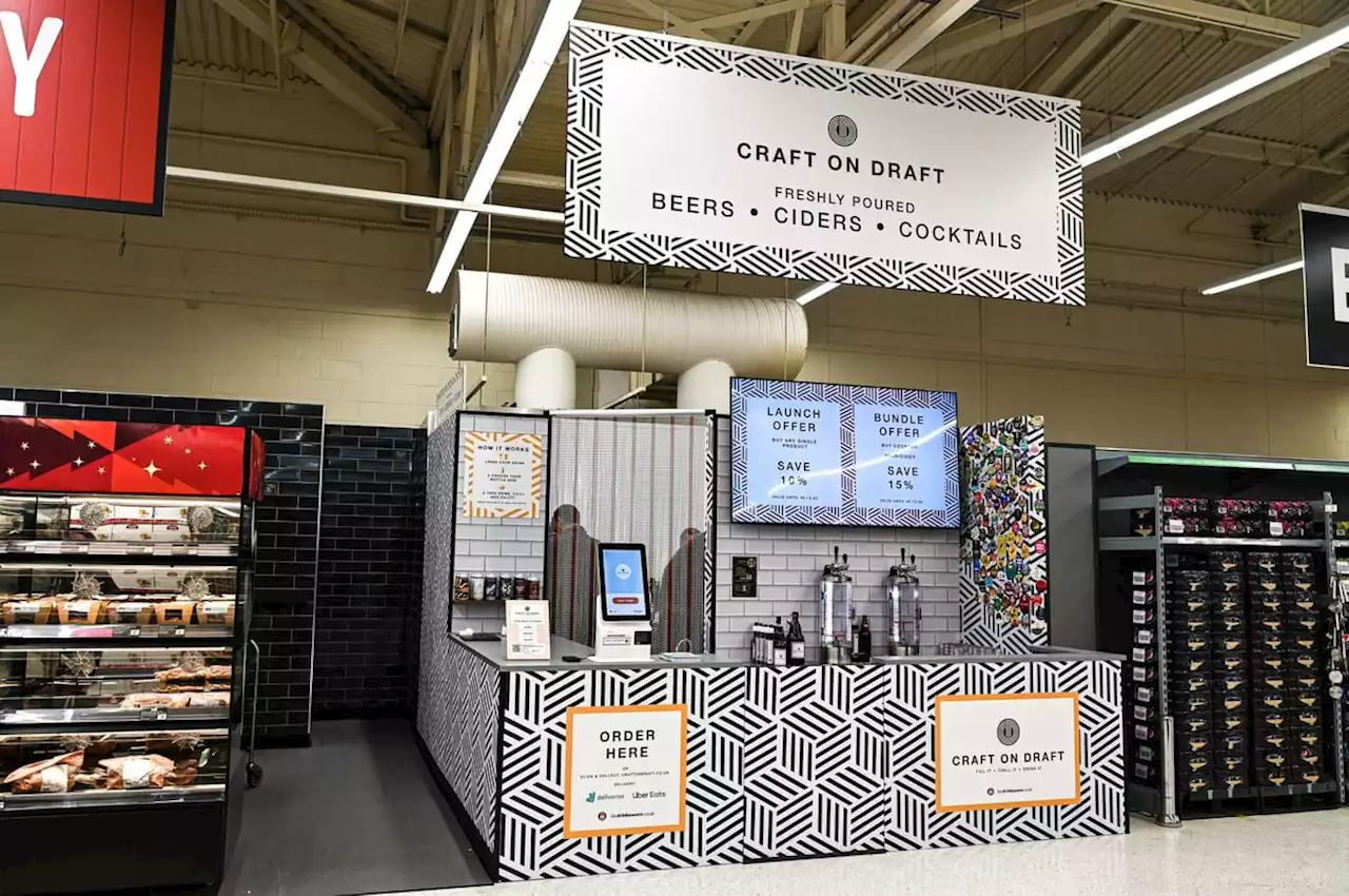 Asda store in Leeds opens new Craft on Draft beer tasting station for customers