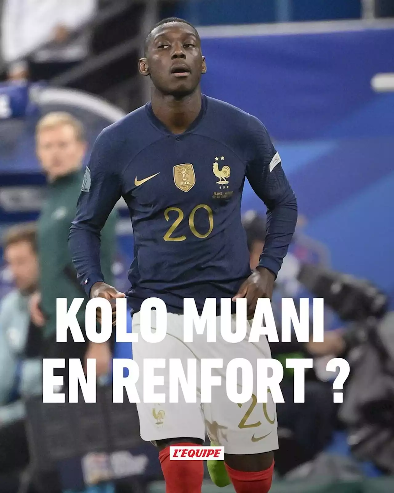 Randal Kolo Muani devrait être appelé pour remplacer Christopher Nkunku