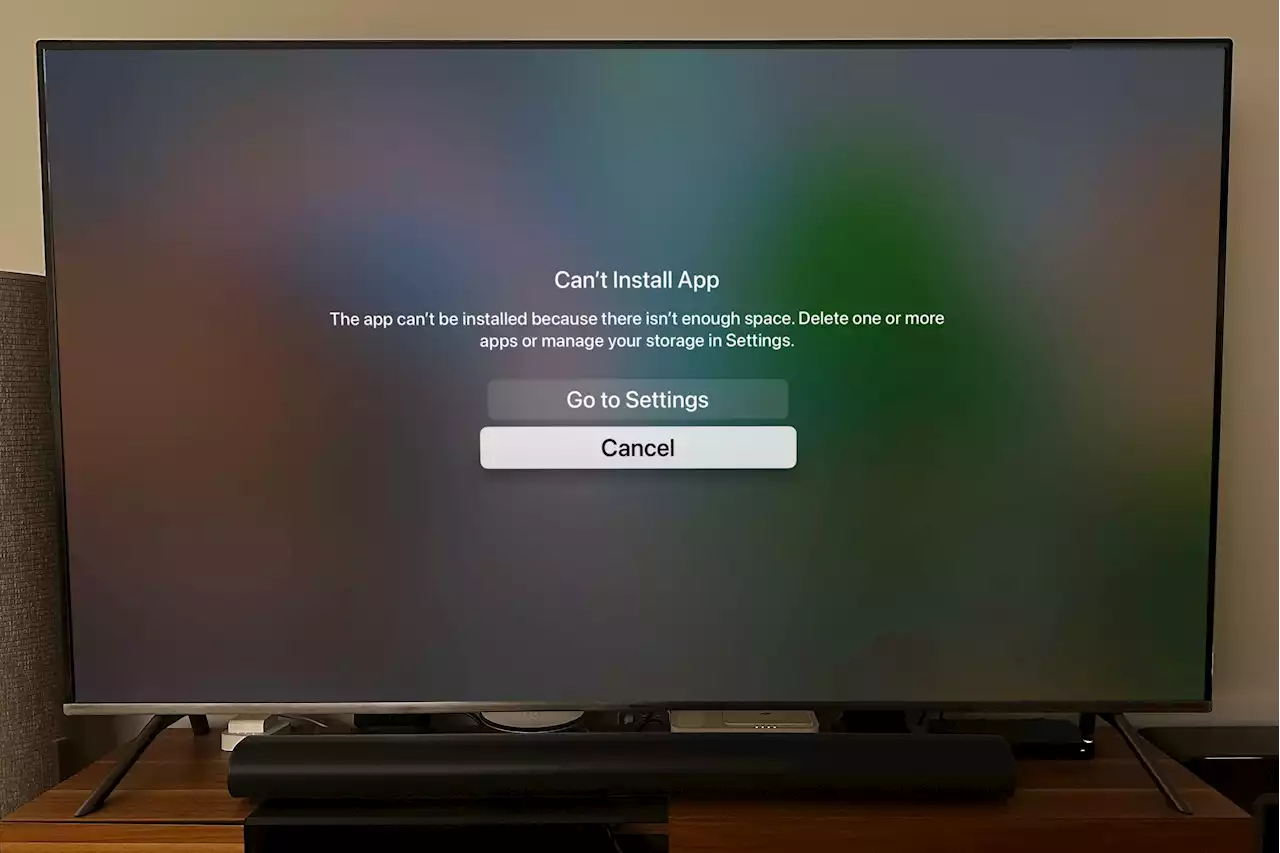 Bug: Apple TV 4K 128 GB nutzt nur die Hälfte des Speichers