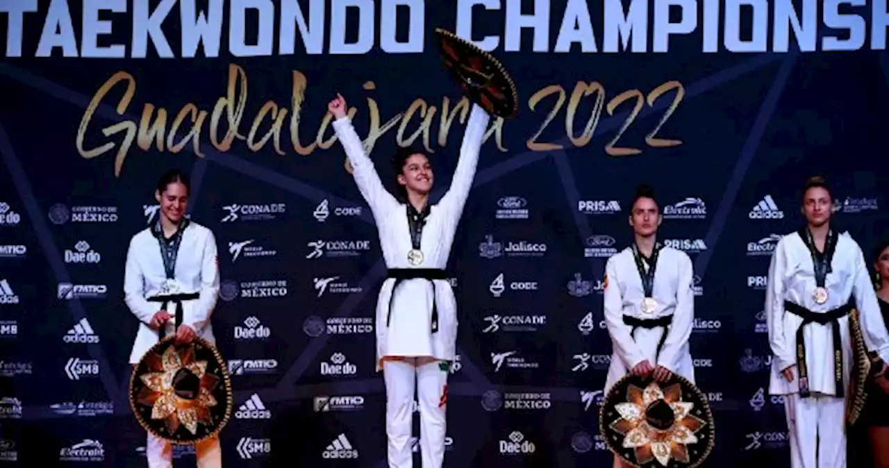 Mexicana Leslie Soltero gana Oro en el Mundial de TKD de Guadalajara