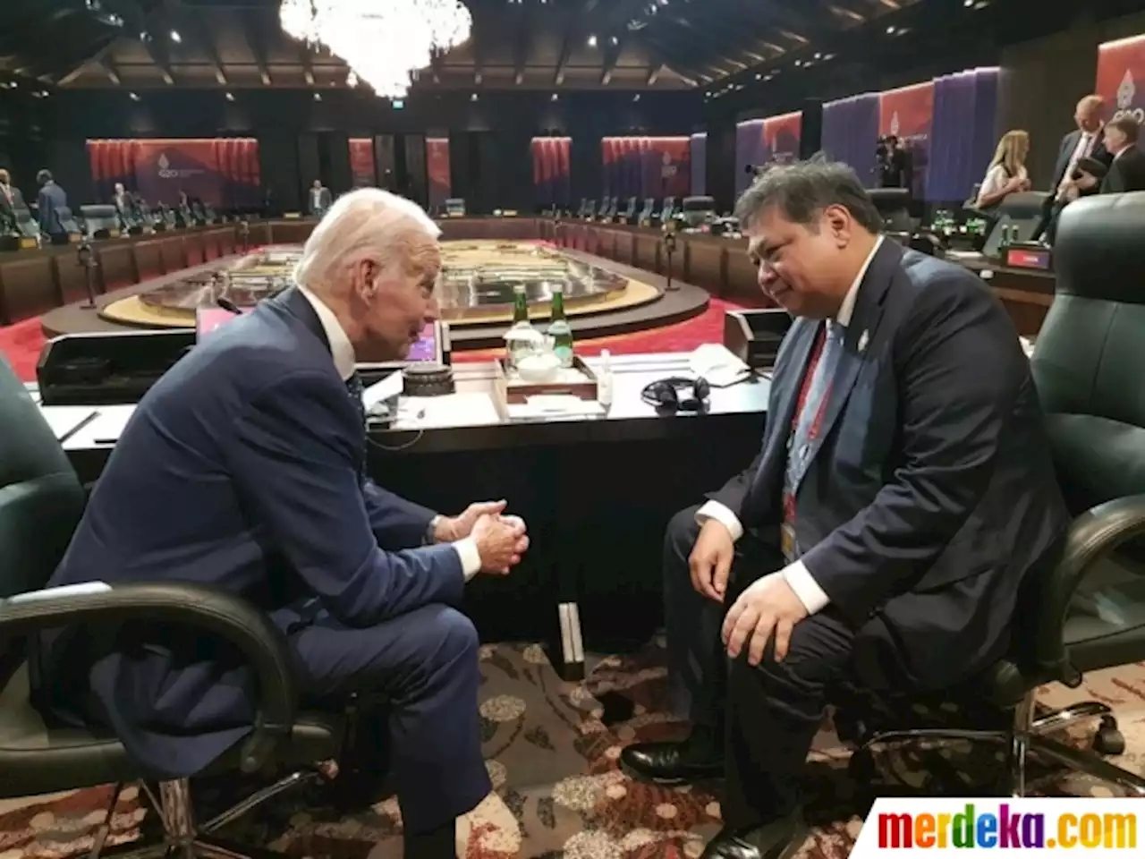 Foto : Saat Presiden Biden Pimpin Pertemuan PGII G20 Bareng Menko Airlangga | merdeka.com