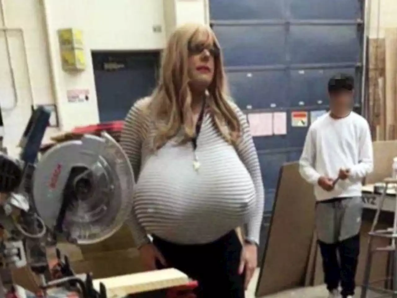 Bomb threat against school at centre of storm over trans teacher wearing giant prosthetic breasts