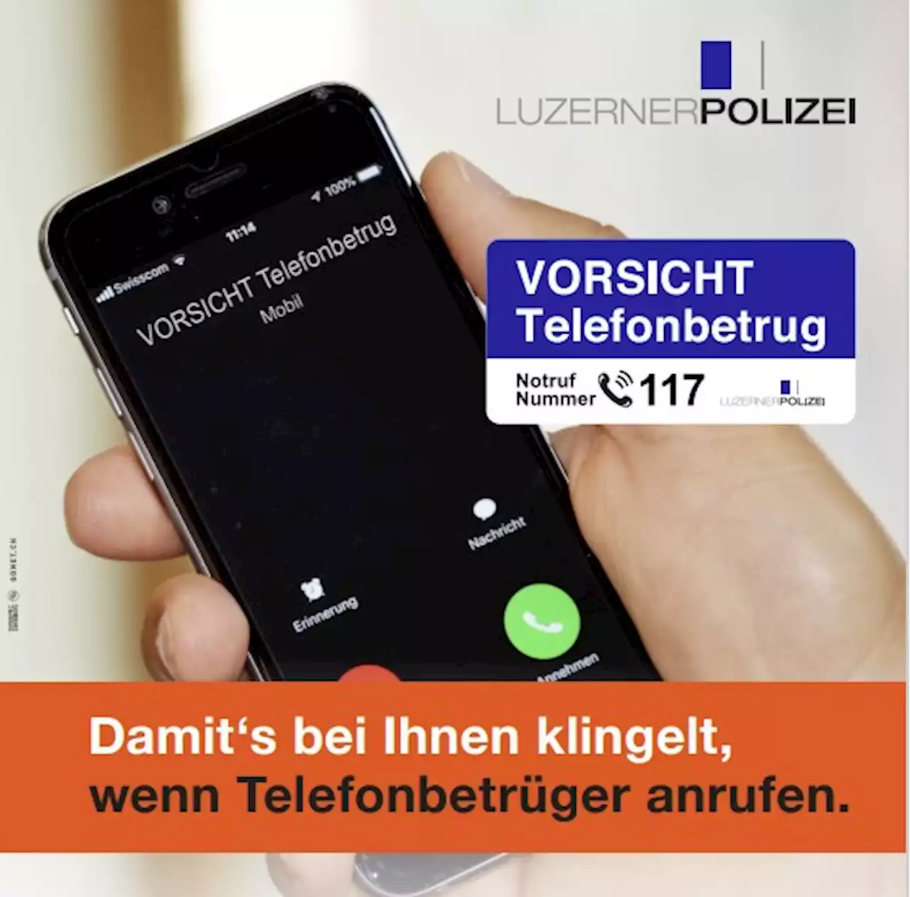 Kanton Luzern: Telefonbetrüger ergaunern mehrere zehntausend Franken