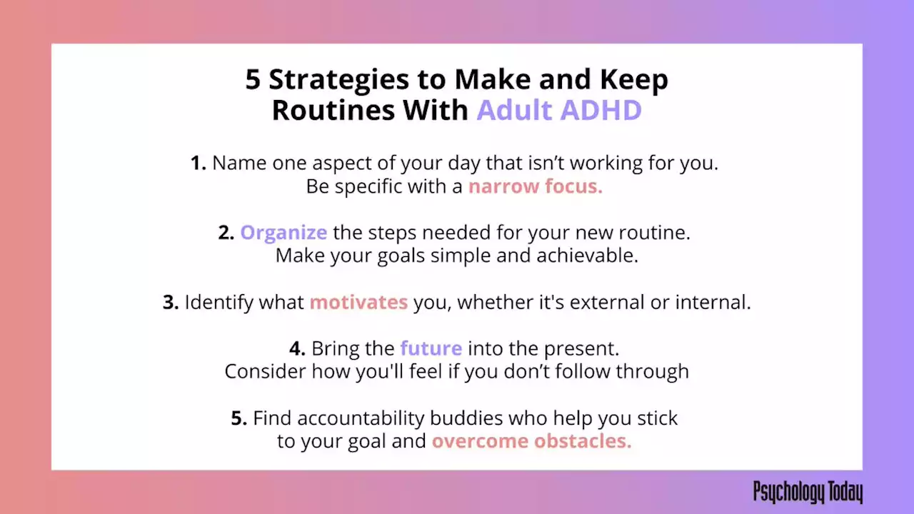 5 Strategies to Make and Keep Routines With Adult ADHD