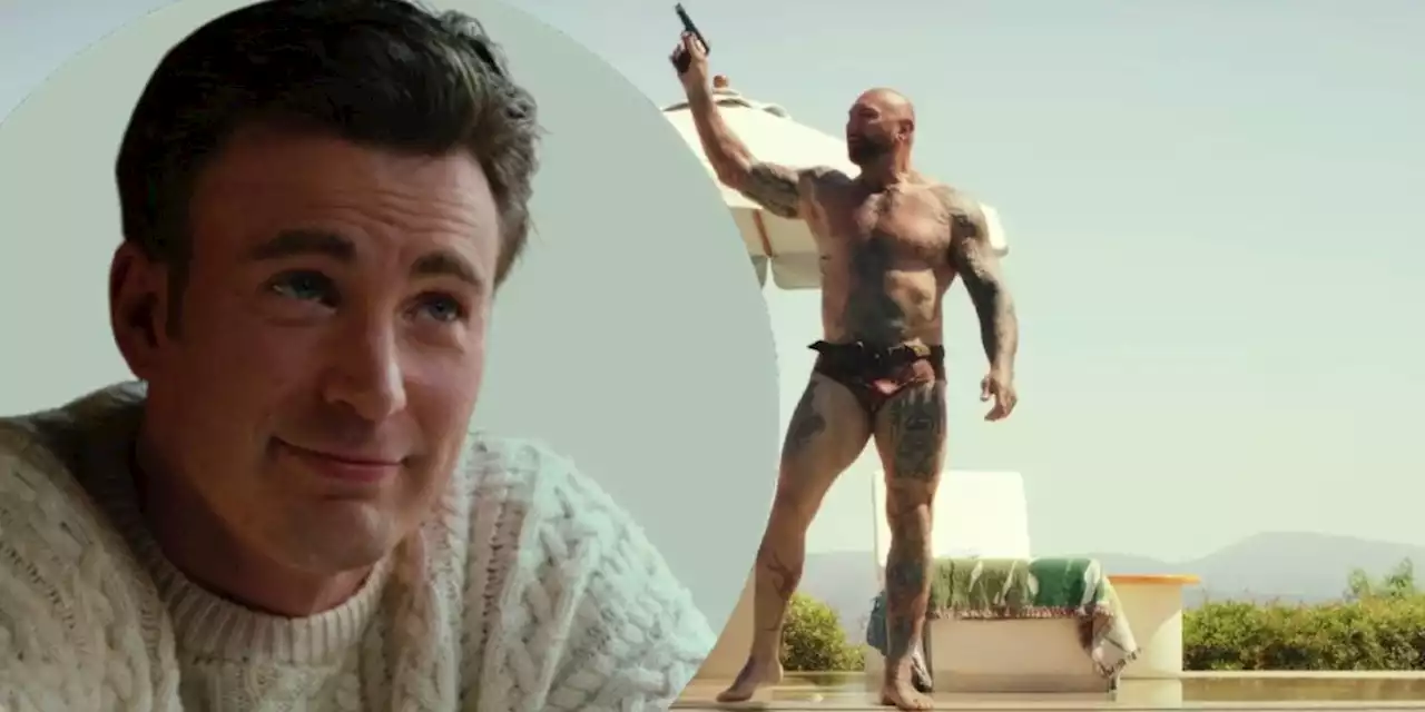 Chris Evans' Knives Out Sweater Has Competition From Dave Bautista Bikini