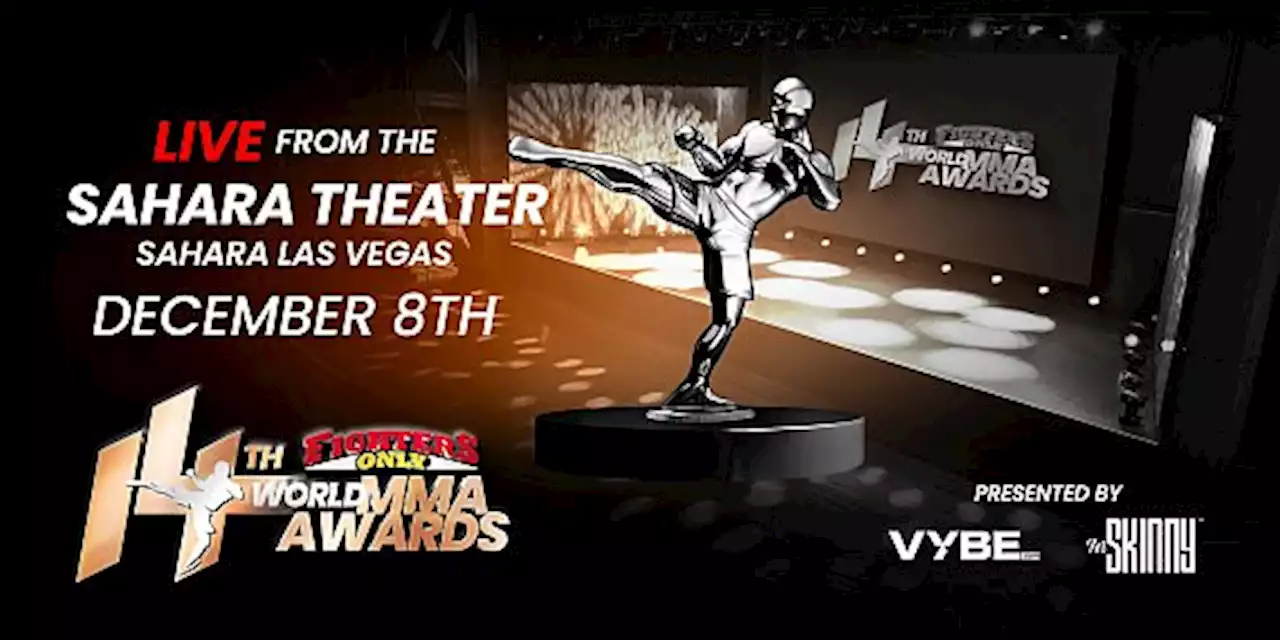 14th Annual World MMA Awards Ceremony Set for Las Vegas on Dec. 8