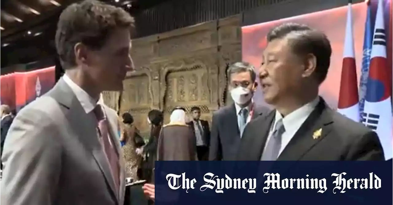 China’s Xi confronts Canada’s Trudeau at G20 over media leaks