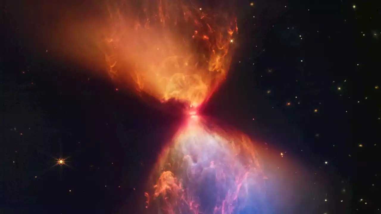 Fiery James Webb Space Telescope image shows the early days of star formation