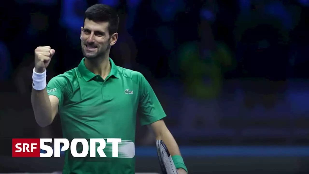 ATP Finals in Turin - Dominanter Djokovic überfährt Rublew und steht im Halbfinal