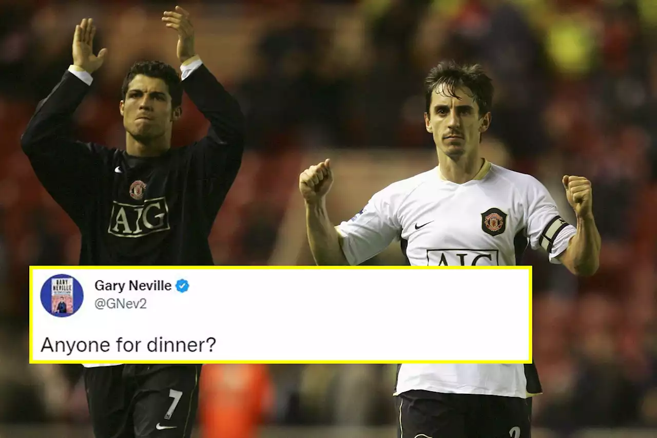 Neville responds to Ronaldo with funny question after star said they're not friends