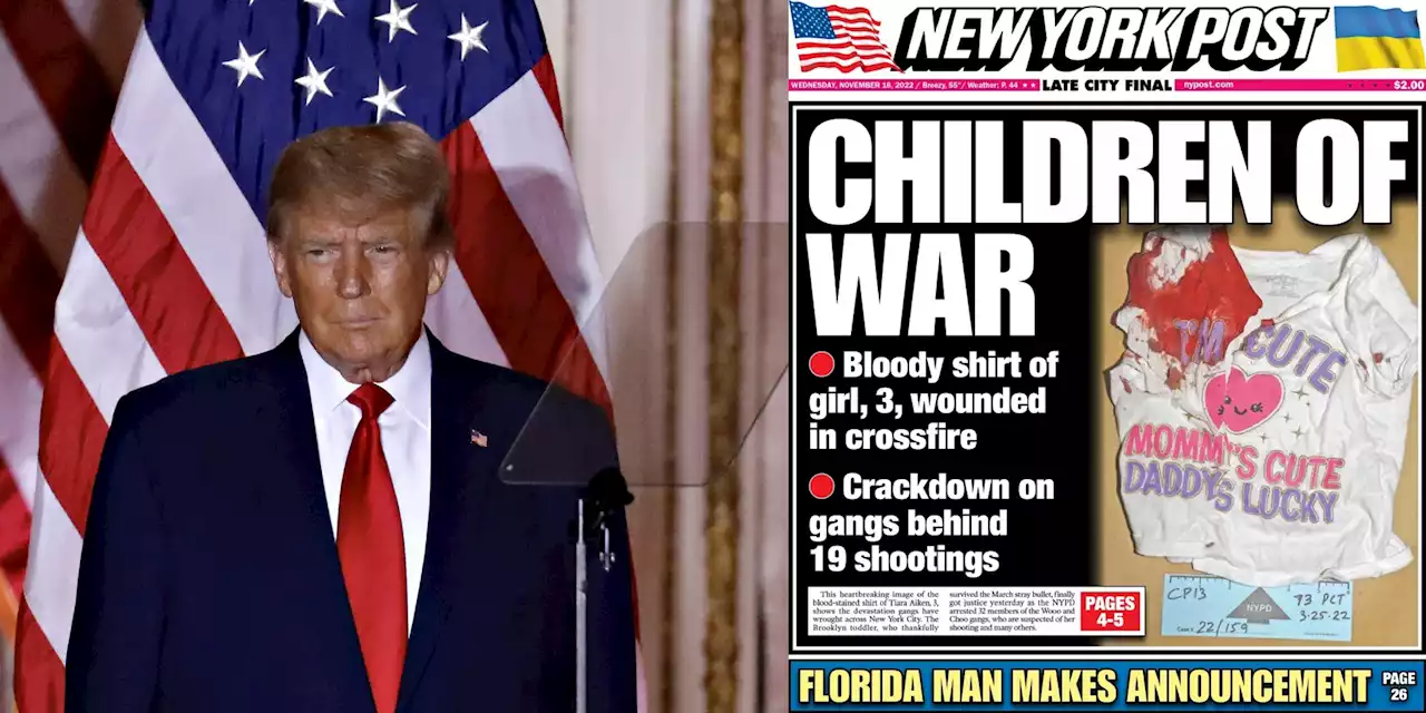 'Florida man makes announcement': Murdoch twists knife on Trump with New York Post frontpage