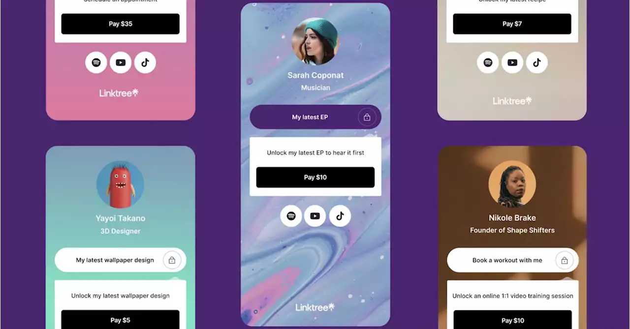 Linktree is letting creators add paywalls for premium content
