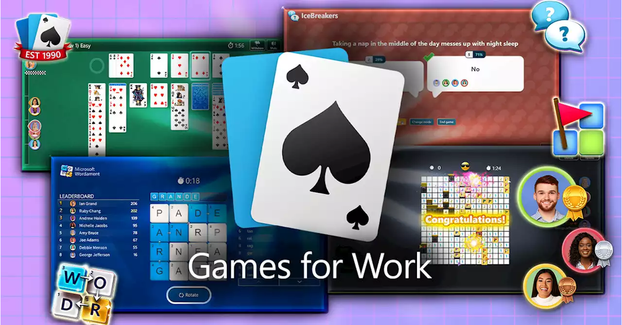 Microsoft Teams now has Solitaire and Minesweeper in a games for work push