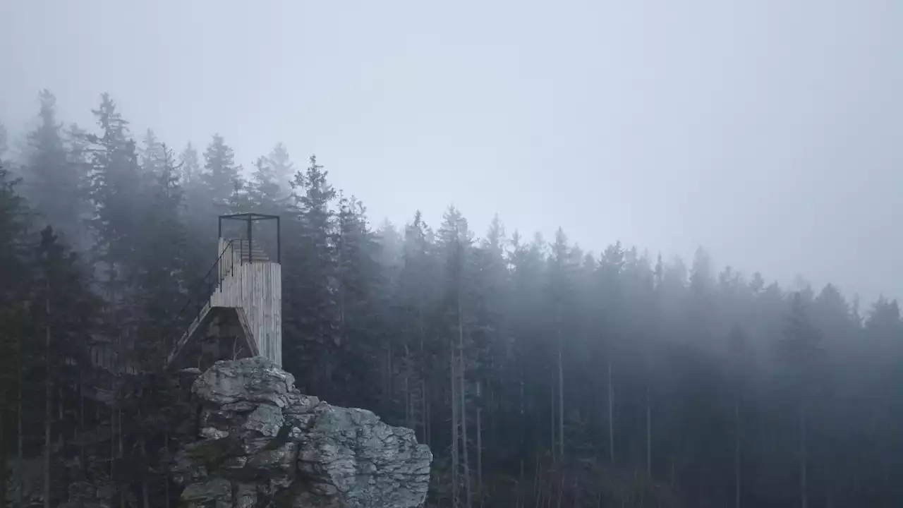 Dramatic mountain viewpoint series by Mjölk Architects celebrates Czech nature