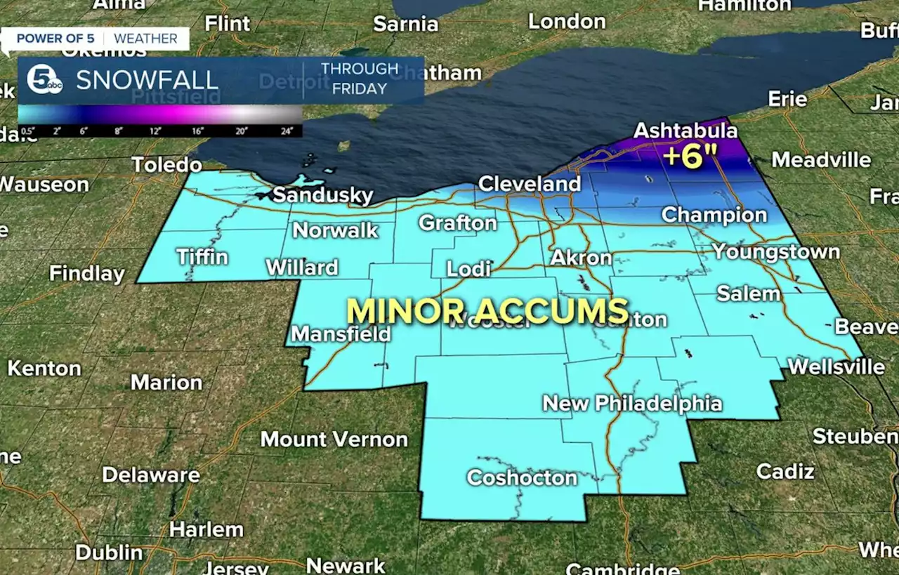 Winter weather alerts issued for eastern counties