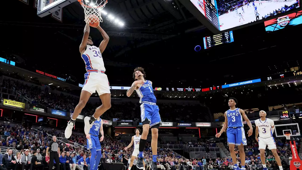 Shorthanded Kansas tops Duke's latest wave of freshmen in Champions Classic