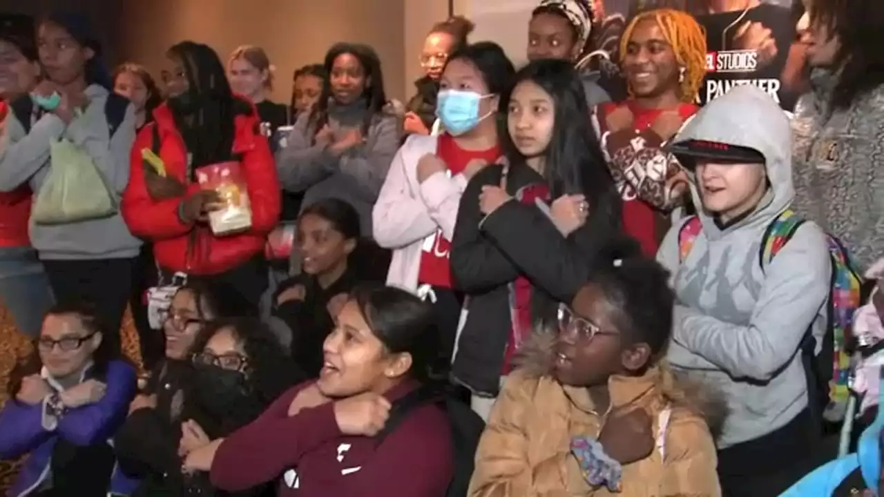 Nearly 200 Philly students treated to free screening of 'Black Panther: Wakanda Forever'