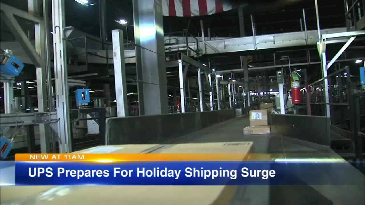 UPS gears up for holiday shipping at Hodgkins facility