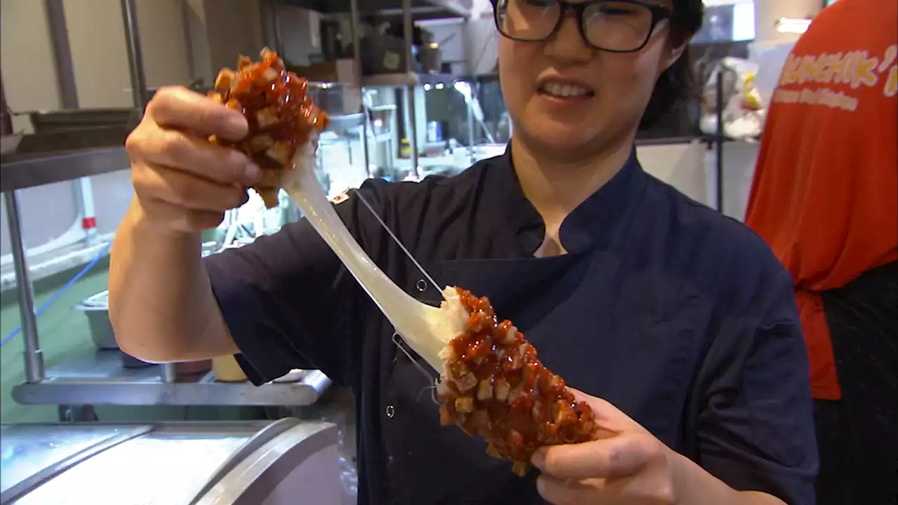 Father-daughter team cooks up The Crunch Dog, hot dog on a stick