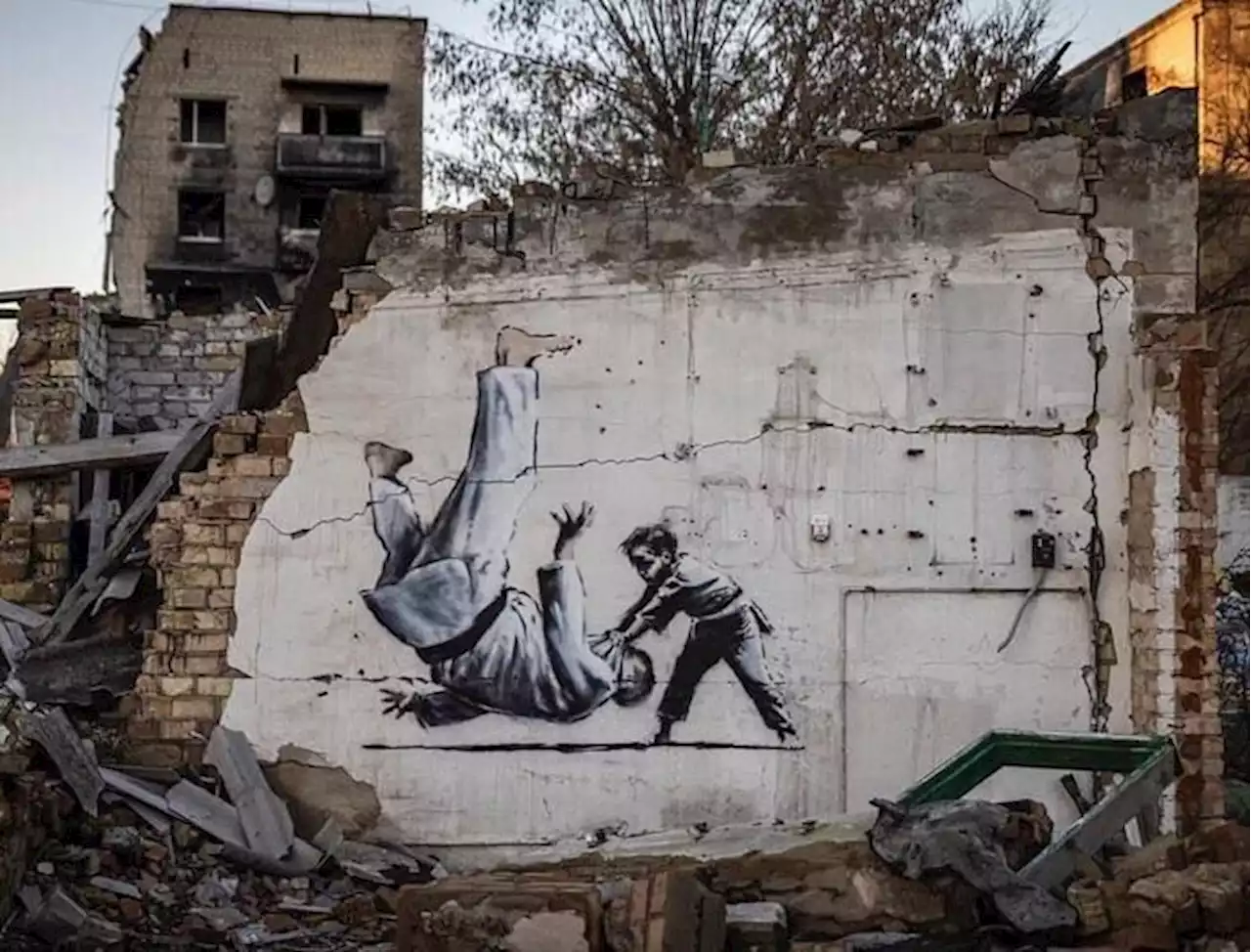 Effetto emulazione, sul web falsi Banksy in Ucraina - ViaggiArt