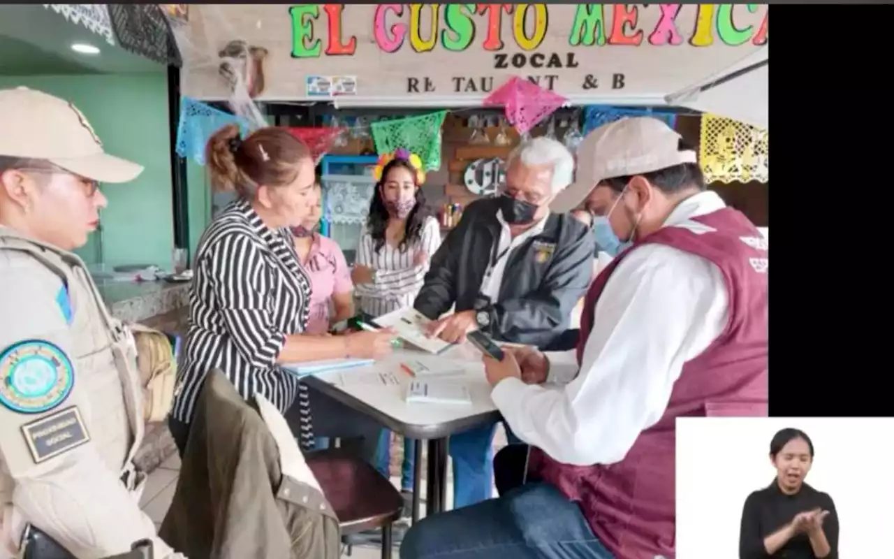 Sancionan a cuatro restaurantes con vista al Zócalo por abusos a consumidores