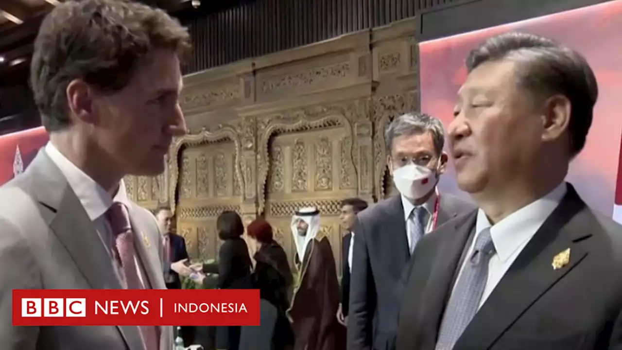 Momen canggung Presiden Xi Jinping menegur PM Kanada di sela pertemuan G20 - BBC News Indonesia