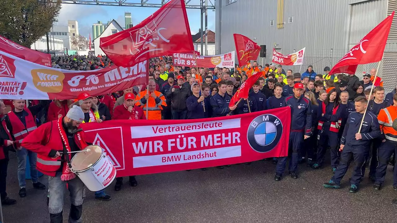 IG Metall: Kundgebungen bei BMW in Regensburg und Landshut