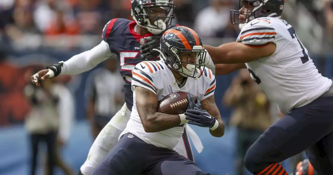 Rookie Trestan Ebner looks for a bigger role in the Chicago Bears running game with Khalil Herbert on IR