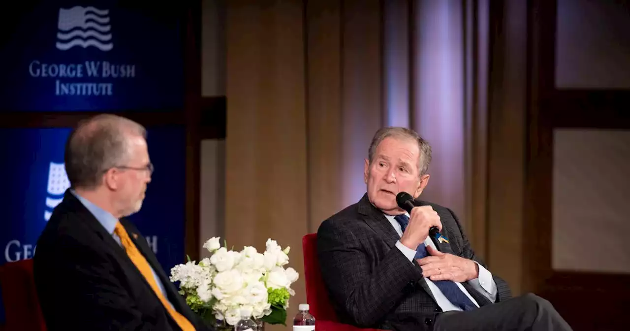 If America doesn’t lead on Ukraine aid, ‘the world will not follow,’ George W. Bush says