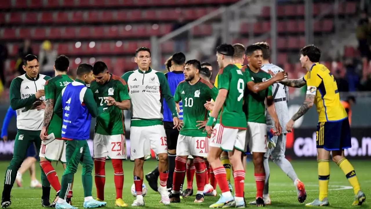 Preocupante: a seis días de Qatar, la Selección Mexicana cayó ante una Suecia que propuso poco