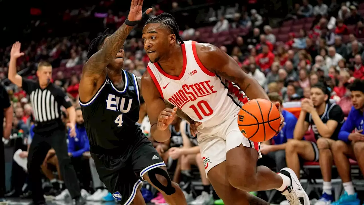 Brice Sensabaugh carries scoring load, Ohio State pulls away in second half against Eastern Illinois