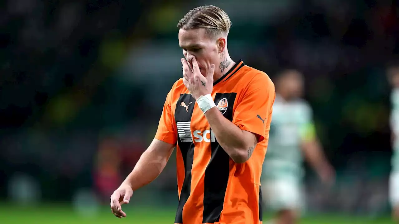 'Shocked' Arsenal target Mudryk claims Shakhtar have 'wounded' his transfer 'dream'