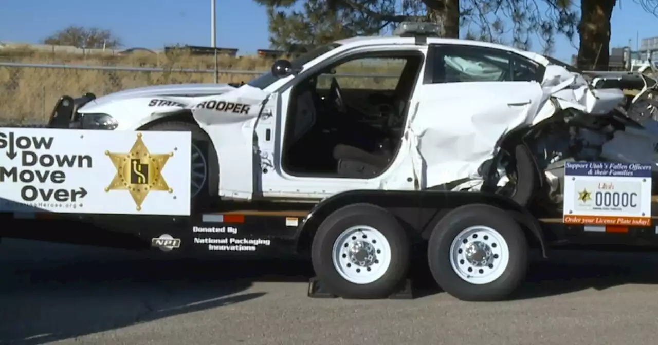 UDOT truck struck by driver during Crash Responder Safety Week