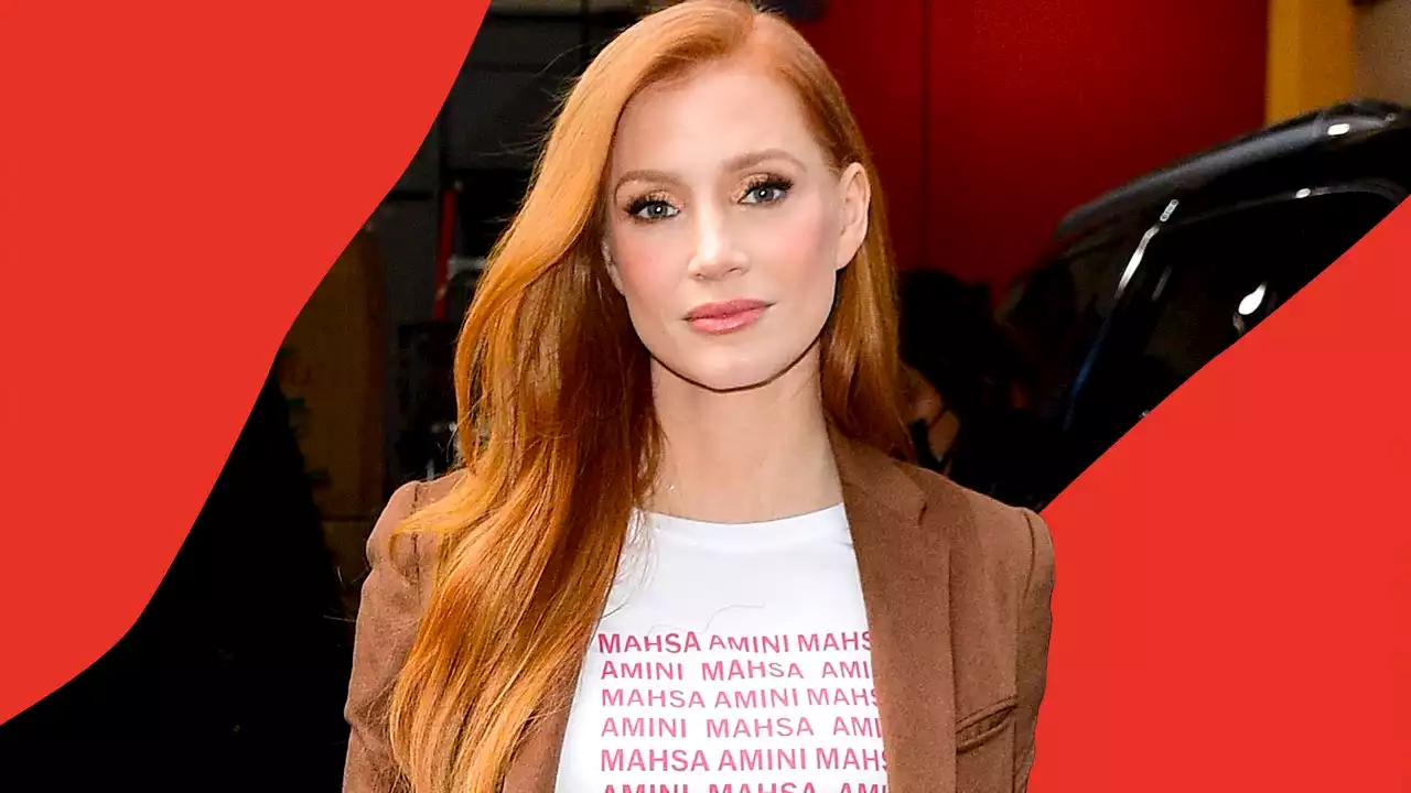 Jessica Chastain showed support for women in Iran with ‘Mahsa Amini’ shirt