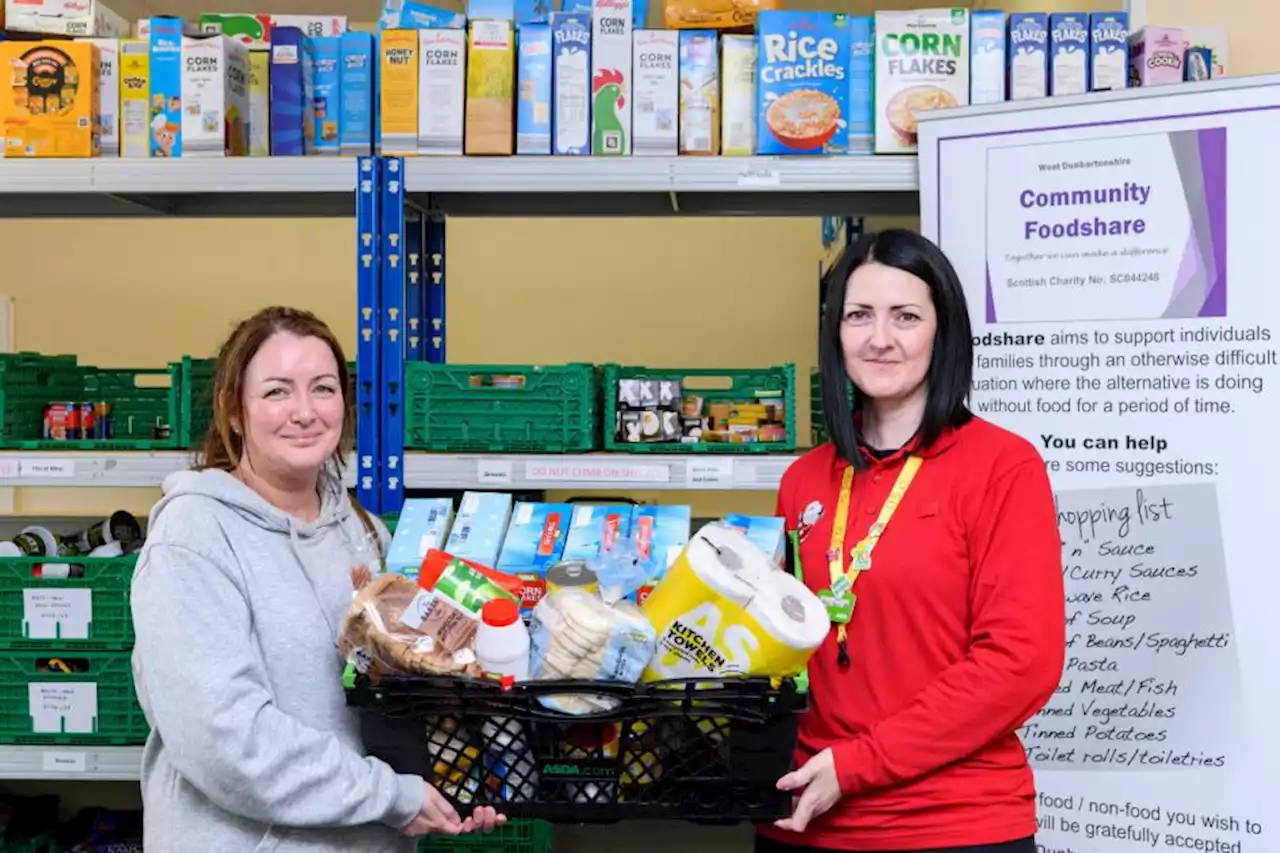 Asda stores help charities donate food parcels to communities in need