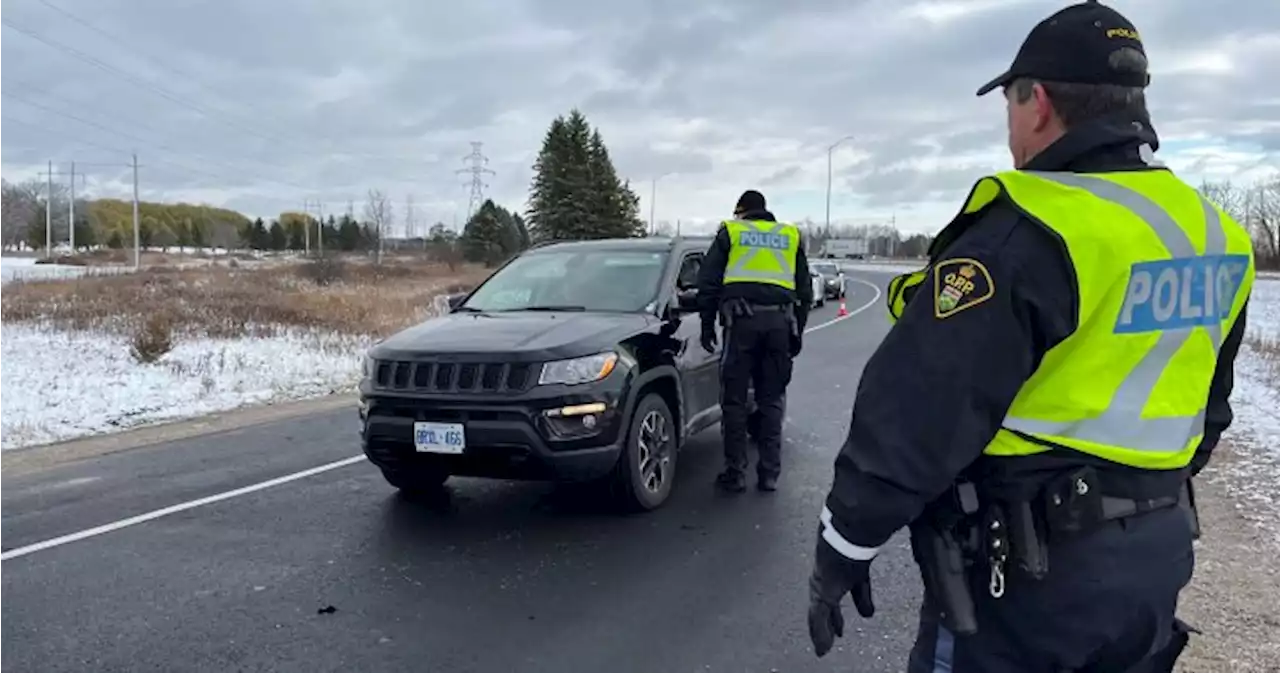 West Region OPP launch Festive RIDE campaign amid rise in impaired driving deaths - London | Globalnews.ca