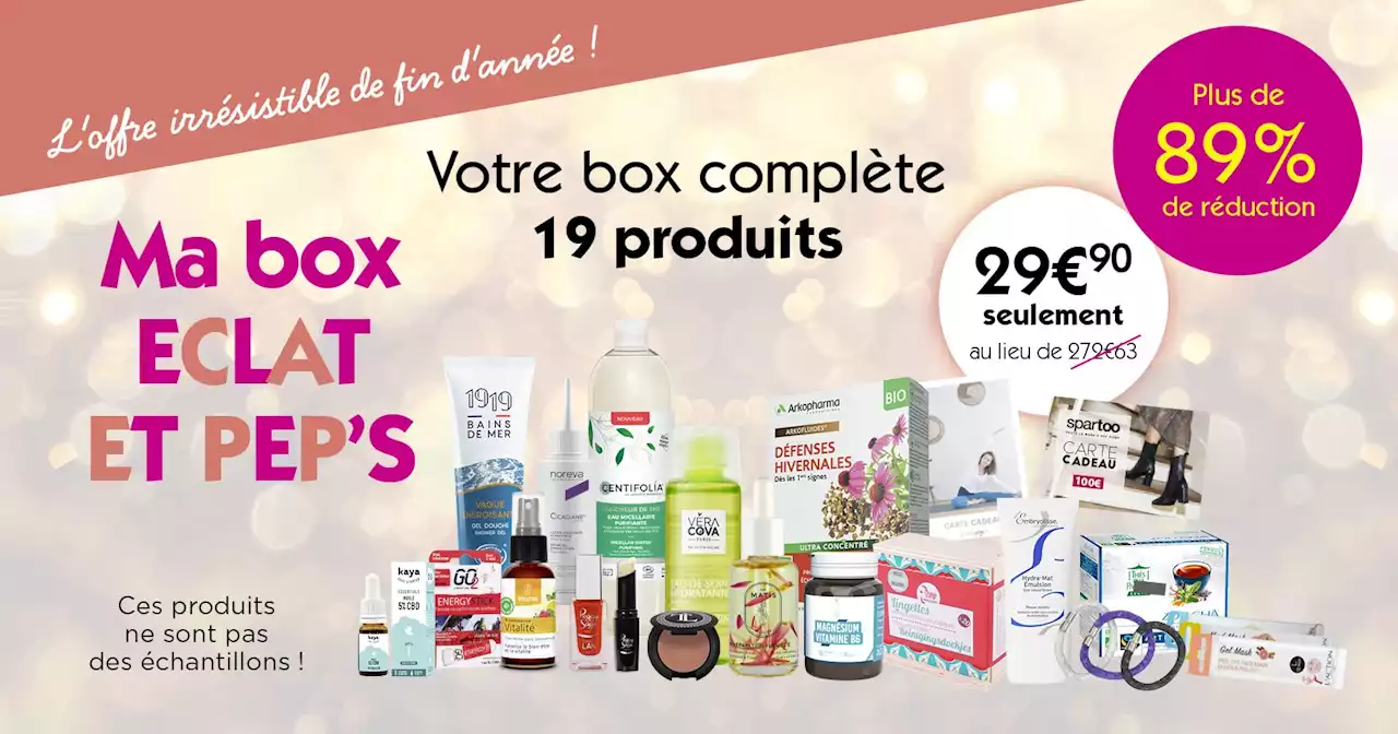 NOUVEAU : découvrez l’exceptionnelle box beauté «Pep's et Éclat» - Grazia