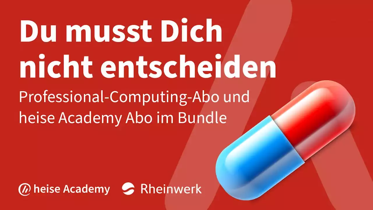 Exklusives Angebot: Das Abo-Bundle des Rheinwerk Verlags und der heise Academy