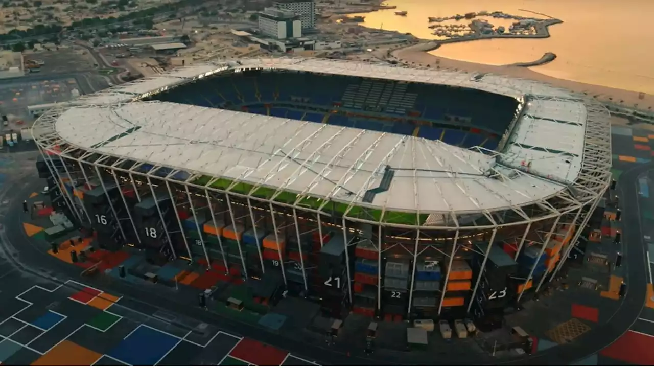 Qatar's sustainable stadium is 100% dismountable and made of shipping containers