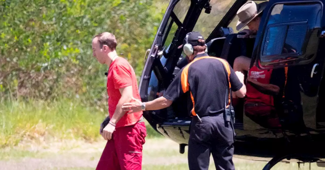 Matt Hancock leaves celebrity jungle by helicopter after winning challenge