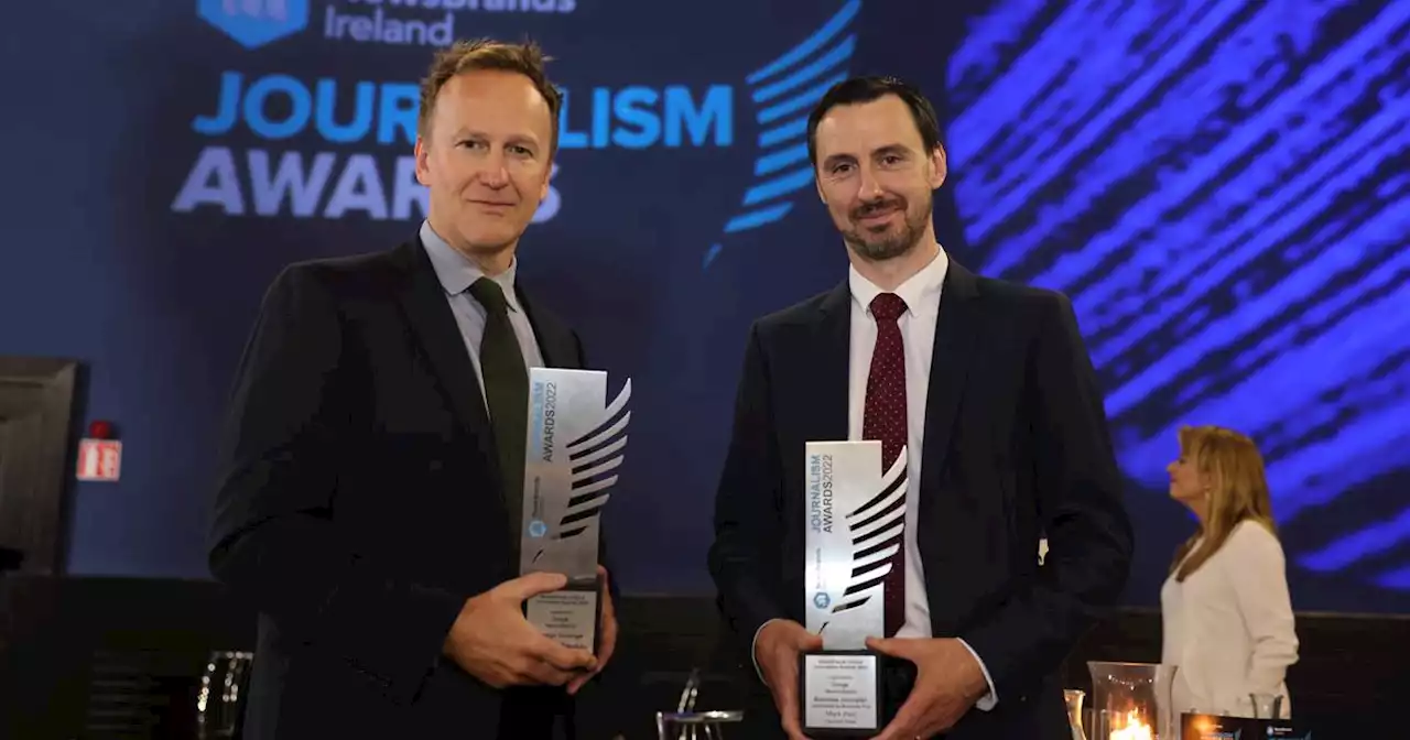 Irish Times journalists win in three categories at Newsbrand awards