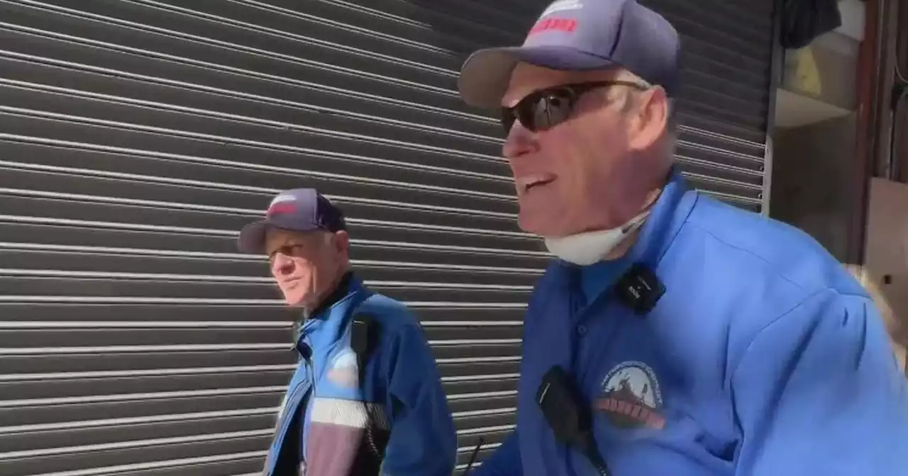 Retired police officers patrolling SF Union Square area as community ambassadors