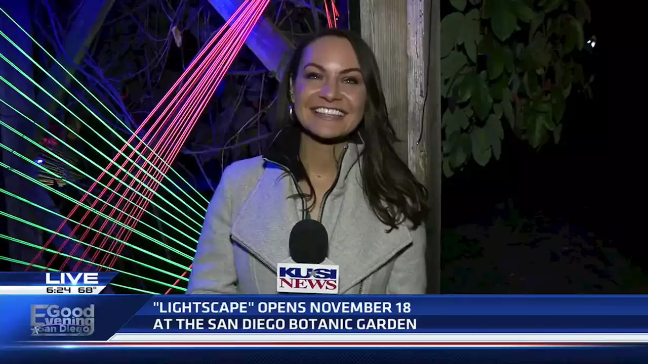 San Diego Botanic Garden's 'Lightscape' opens November 18 -