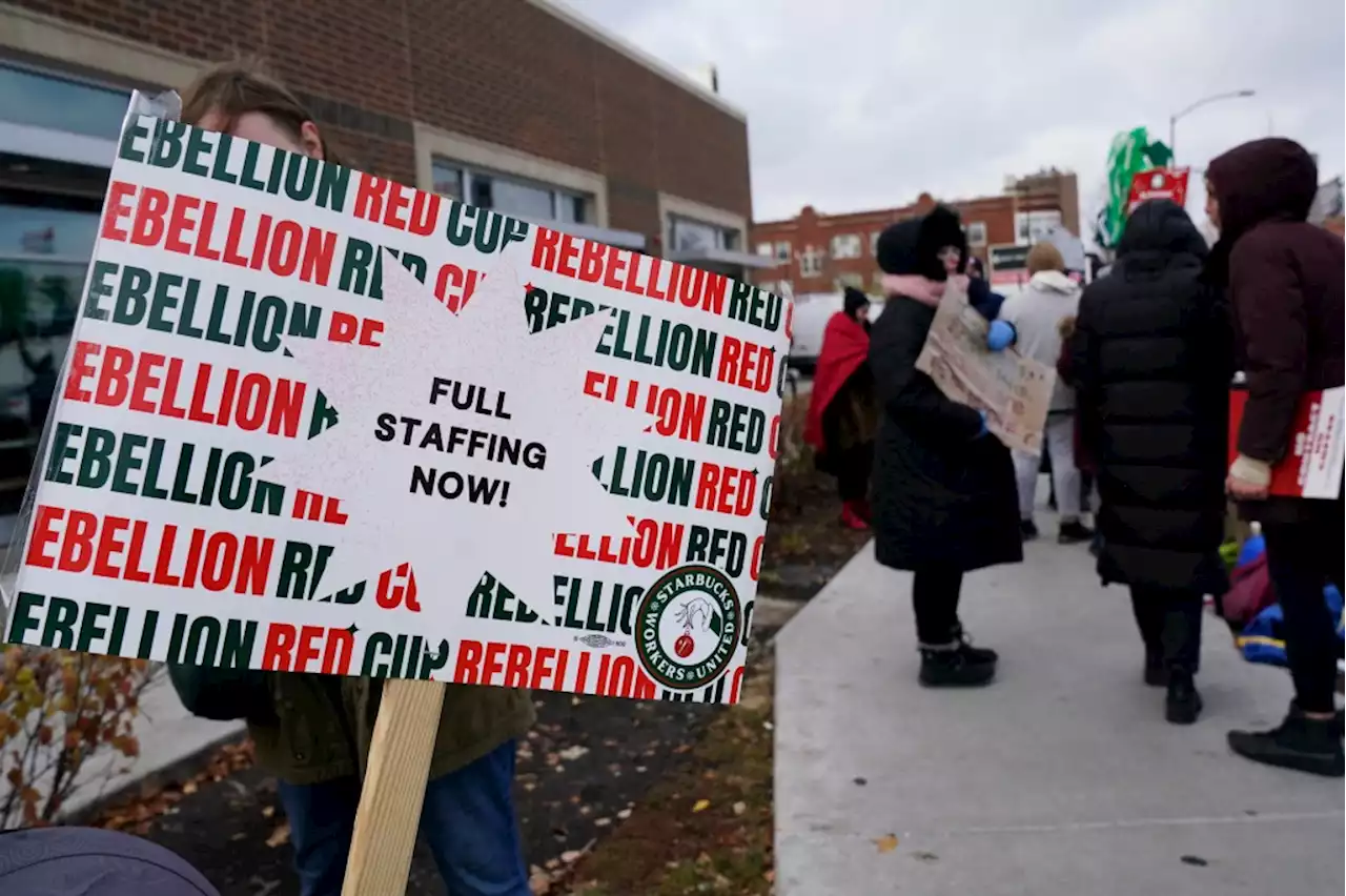 Workers at more than 100 US Starbucks go on strike