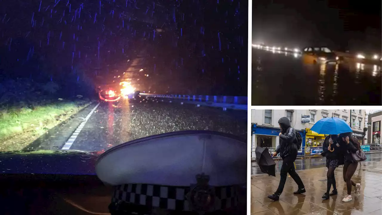 Twenty motorists stranded after A27 floods in Sussex as Brits warned of days of 'atrocious' weather