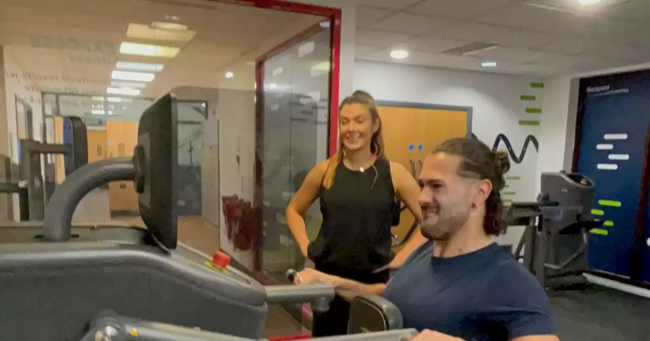 Strictly's Kym Marsh and dance partner Graziano Di Prima hit Blackpool gym