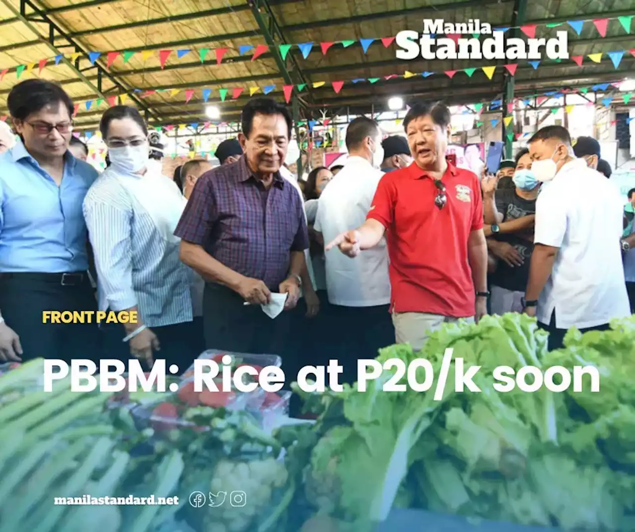 PBBM: Rice at P20/k soon